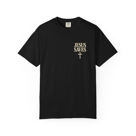 Jesus Saves — John 3:16 | Christian Graphic T-Shirt