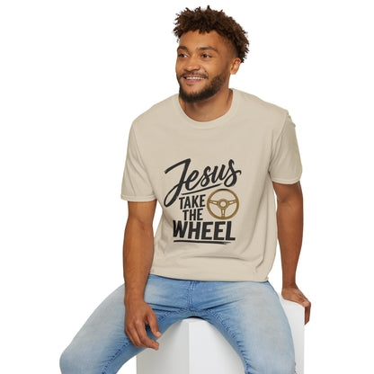 Jesus Take the Wheel Essentials T-Shirt