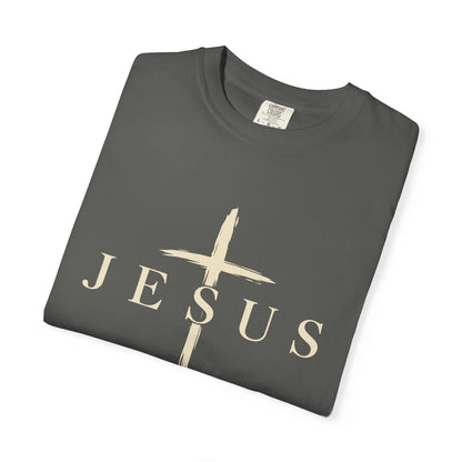 Jesus King of Kings Cross Graphic T-Shirt | Faith Action Apparel