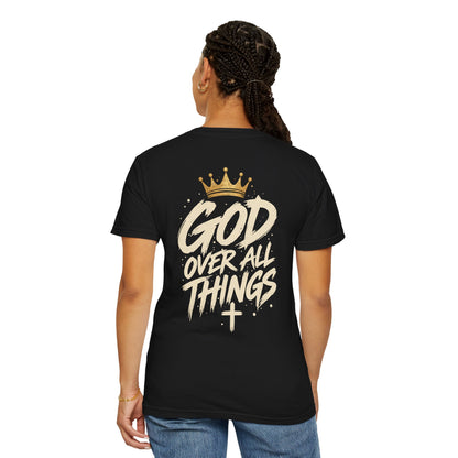 GOAT — God Over All Things | Christian Graphic T-Shirt