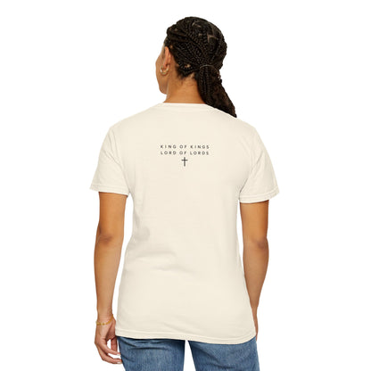 Jesus King of Kings Cross Graphic T-Shirt | Faith Action Apparel