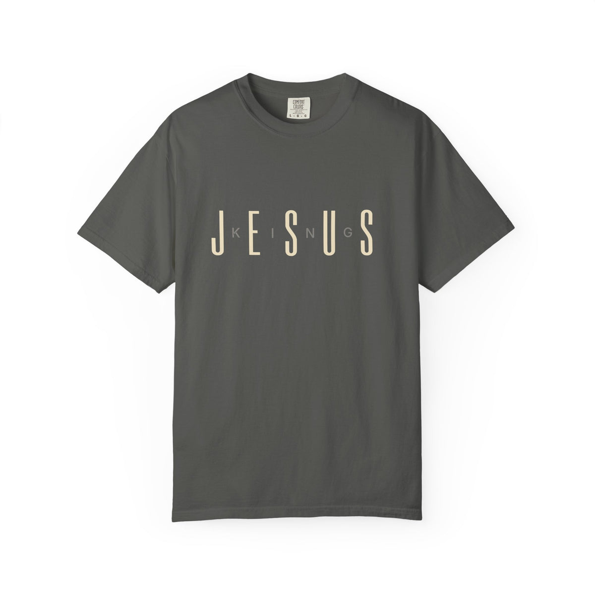 Jesus Is King Minimalist T-Shirt | Faith Action Apparel