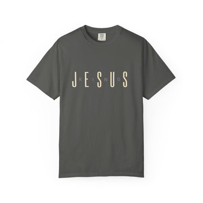 Jesus Is King Minimalist T-Shirt | Faith Action Apparel