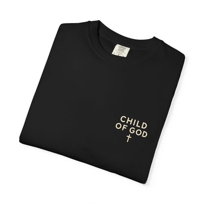 Child of God Mountain Graphic T-Shirt | Faith Action Apparel