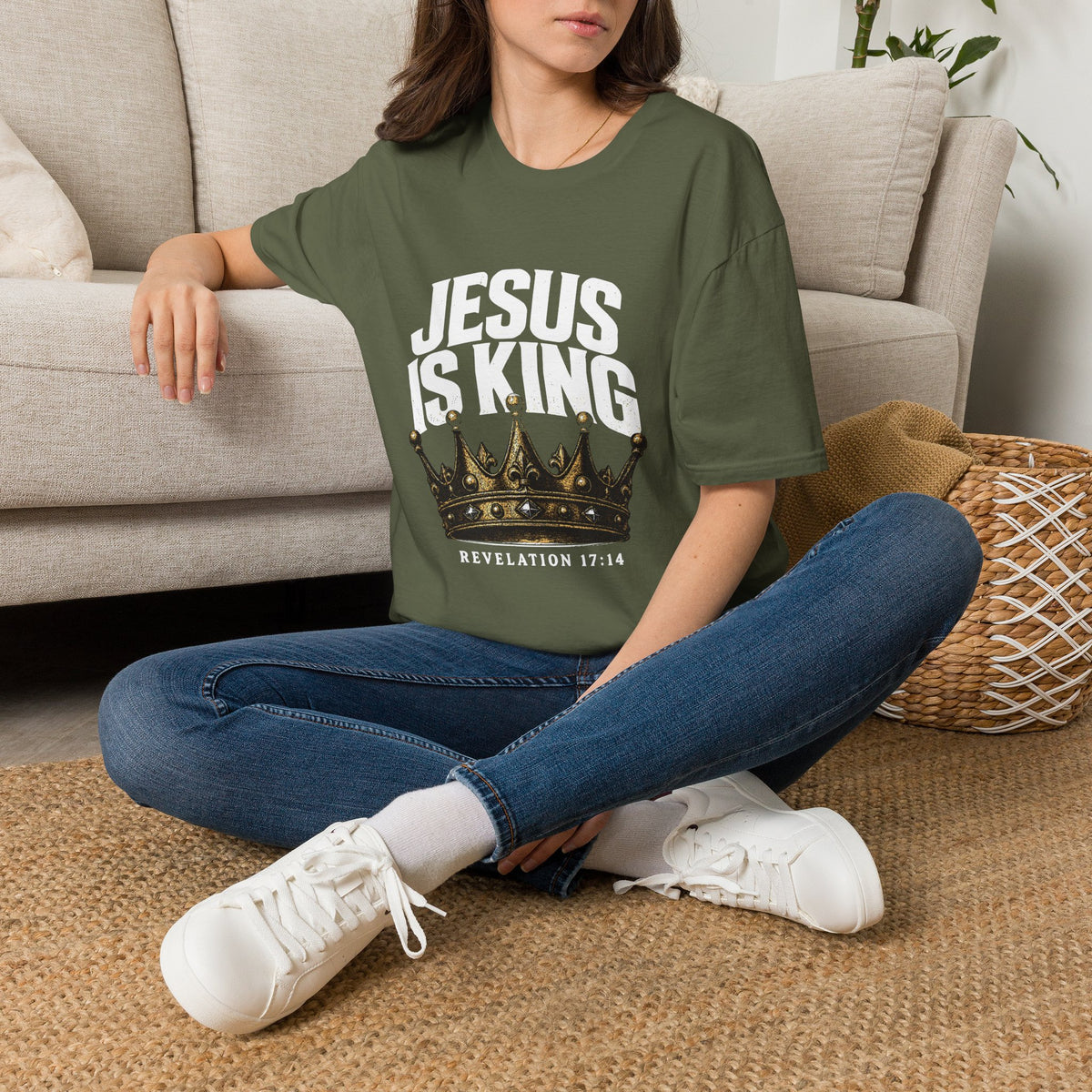Jesus Is King Everyday T-Shirt