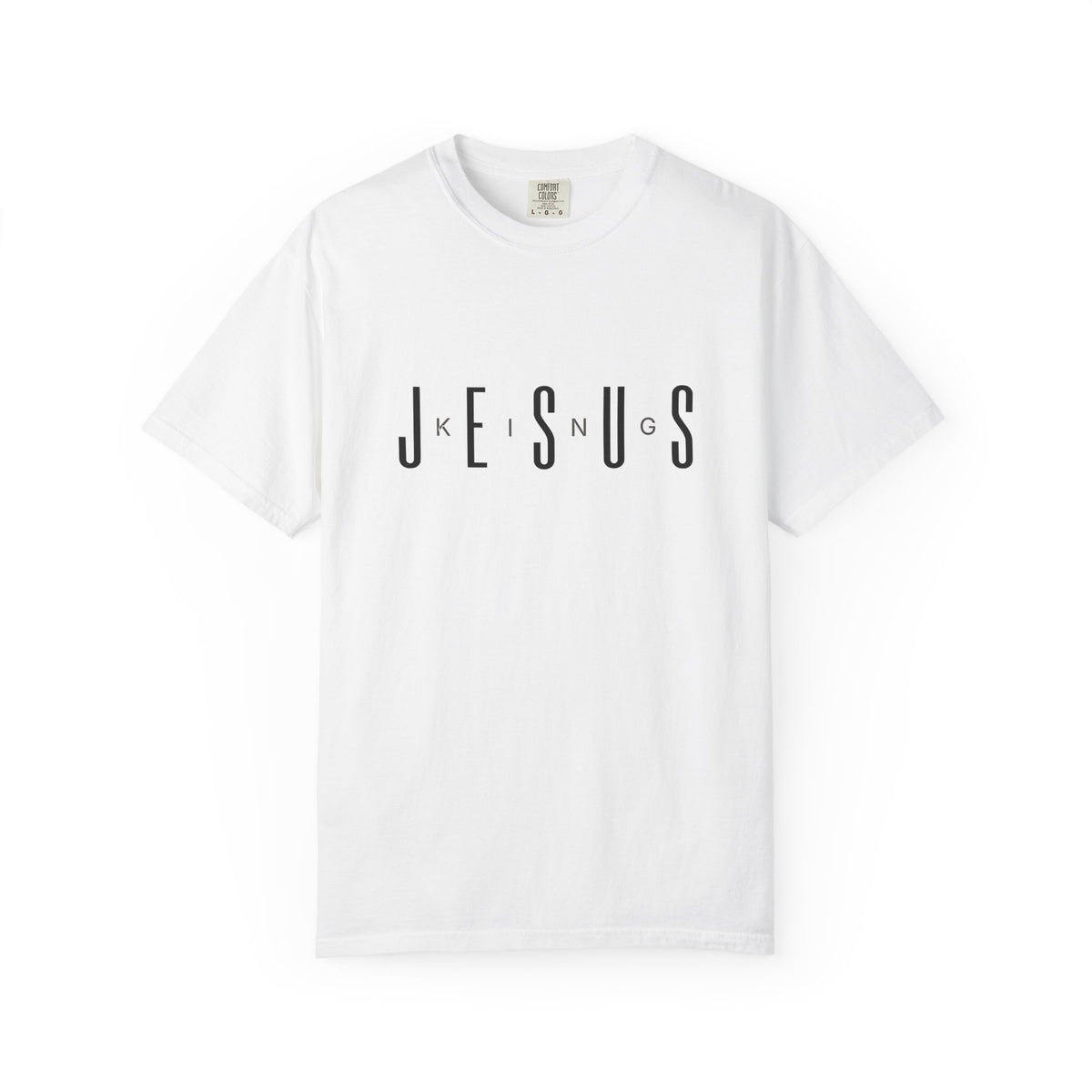 Jesus Is King Minimalist T-Shirt | Faith Action Apparel