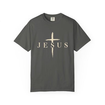 Jesus King of Kings Cross Graphic T-Shirt | Faith Action Apparel