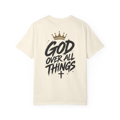 GOAT — God Over All Things | Christian Graphic T-Shirt