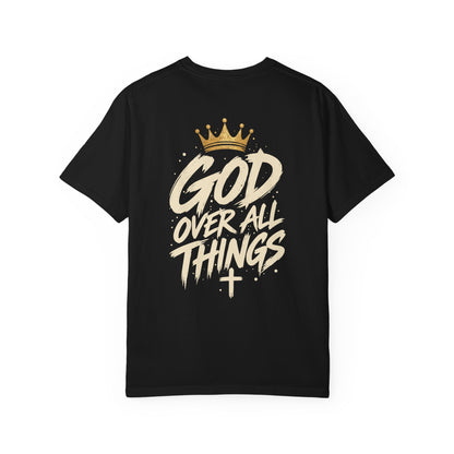 GOAT — God Over All Things | Christian Graphic T-Shirt