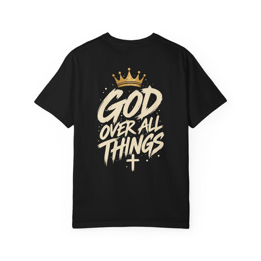 GOAT — God Over All Things | Christian Graphic T-Shirt