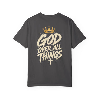 GOAT — God Over All Things | Christian Graphic T-Shirt