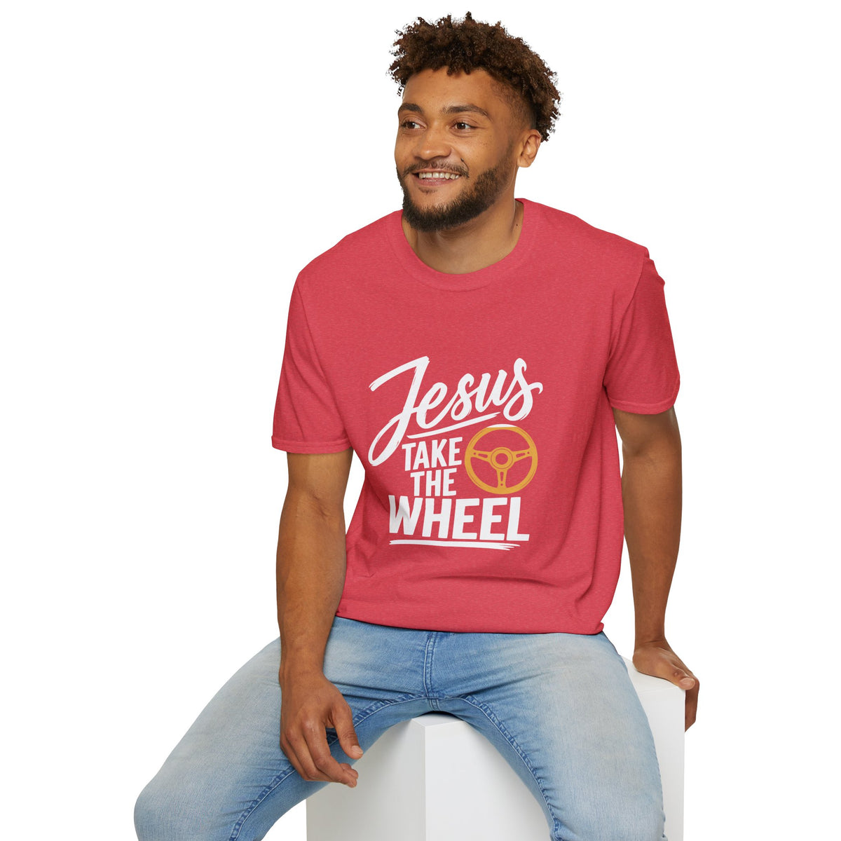 Jesus Take the Wheel Essentials T-Shirt
