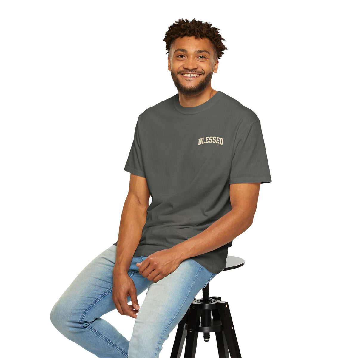 Blessed — Not Lucky, Just Grateful | Christian T-Shirt