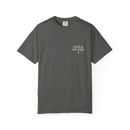 Child of God Mountain Graphic T-Shirt | Faith Action Apparel
