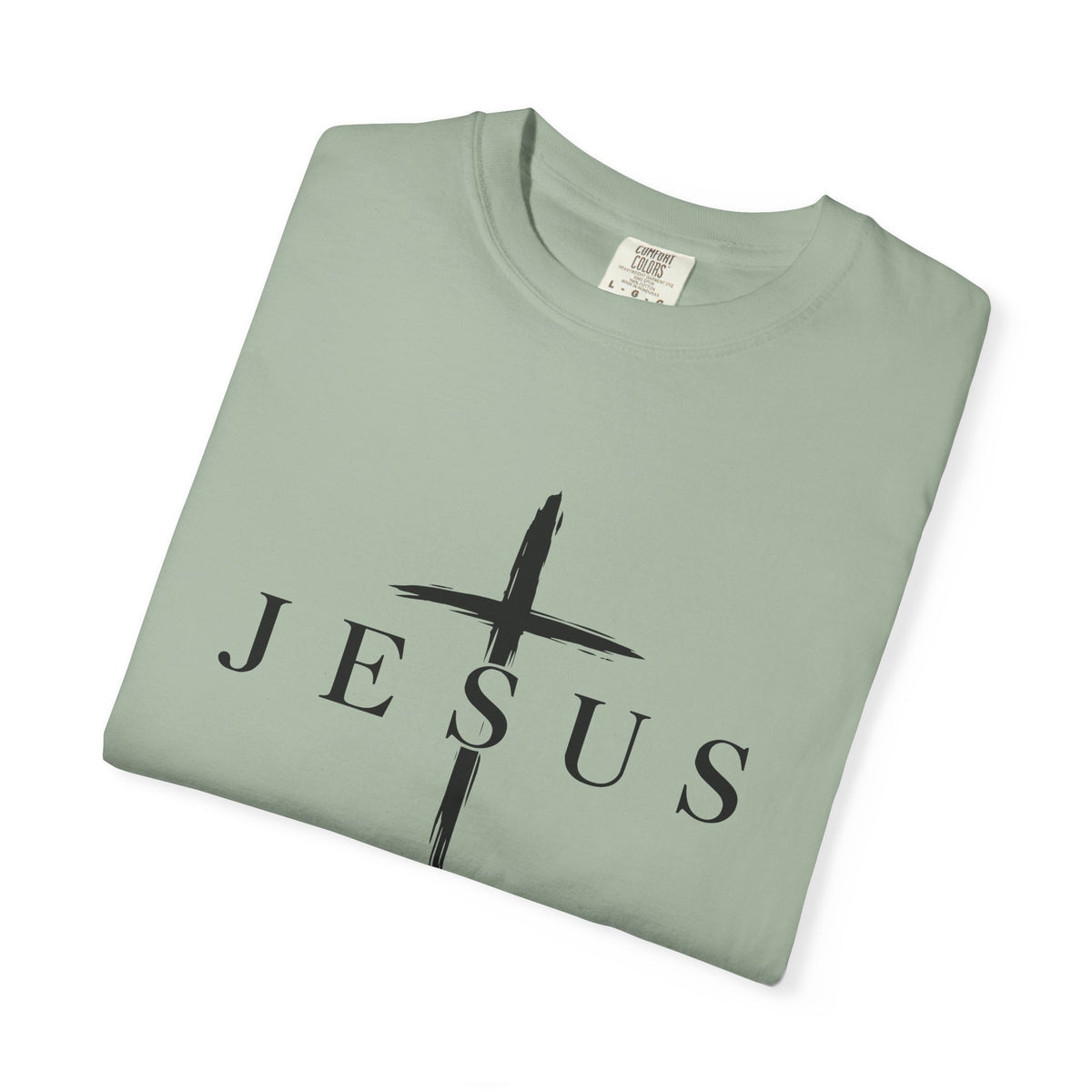 Jesus King of Kings Cross Graphic T-Shirt | Faith Action Apparel
