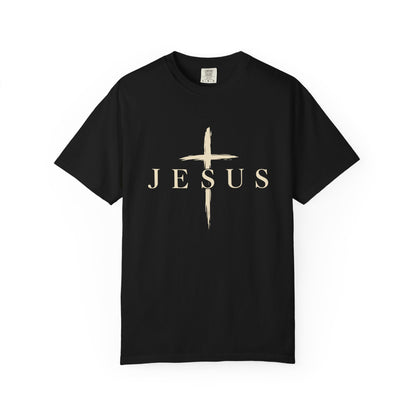 Jesus King of Kings Cross Graphic T-Shirt | Faith Action Apparel
