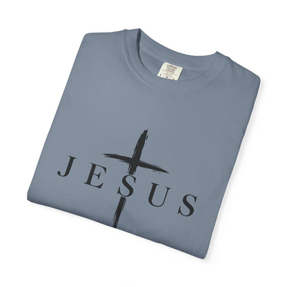 Jesus King of Kings Cross Graphic T-Shirt | Faith Action Apparel