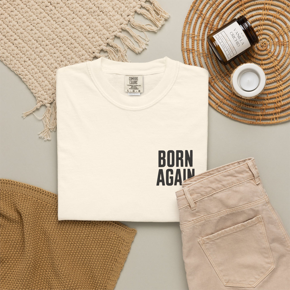 Born Again — A New Creation | Christian Graphic T-Shirt