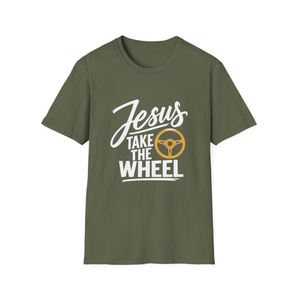 Jesus Take the Wheel Essentials T-Shirt