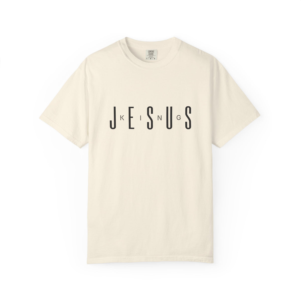 Jesus Is King Minimalist T-Shirt | Faith Action Apparel