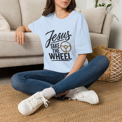 Jesus Take the Wheel Essentials T-Shirt