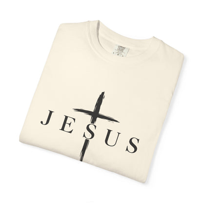 Jesus King of Kings Cross Graphic T-Shirt | Faith Action Apparel