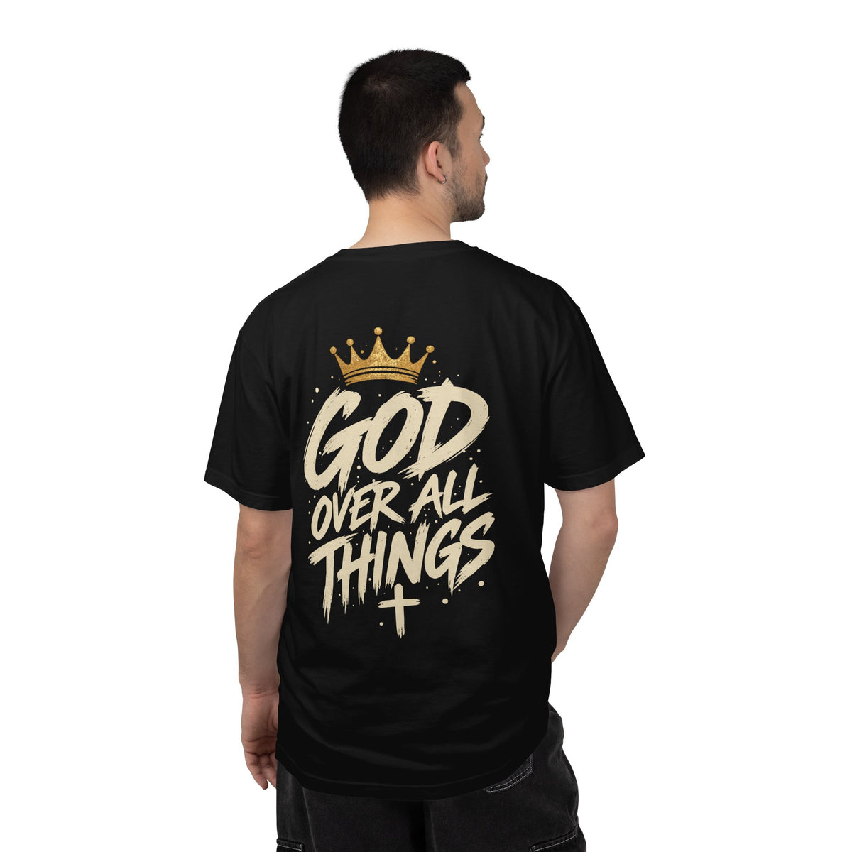 GOAT — God Over All Things | Christian Graphic T-Shirt