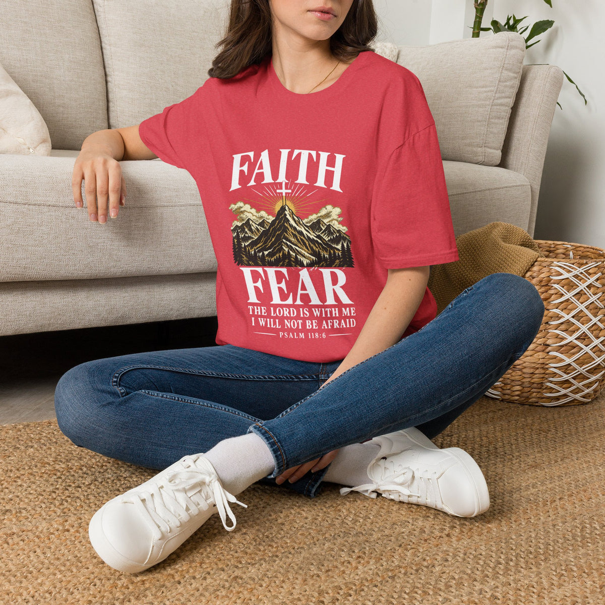 Faith Over Fear Essentials T-Shirt