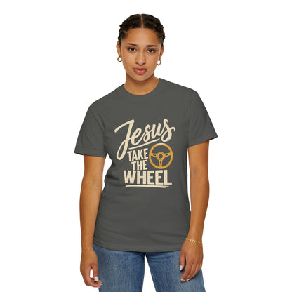 Jesus Take the Wheel — Christian Graphic T-Shirt