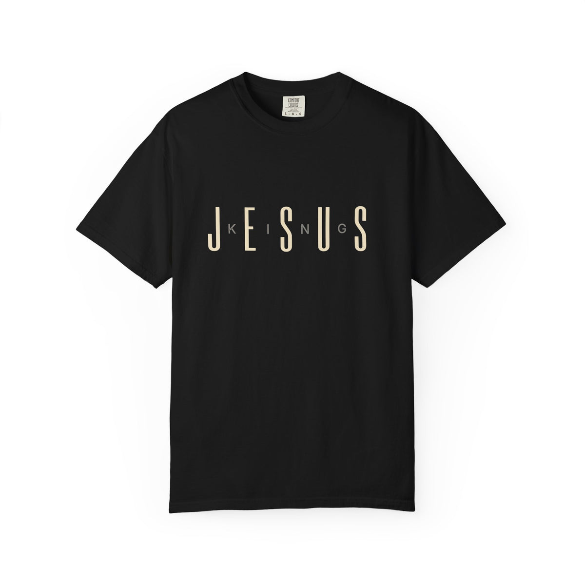 Jesus Is King Minimalist T-Shirt | Faith Action Apparel