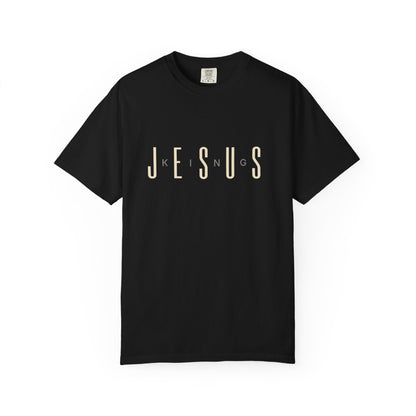 Jesus Is King Minimalist T-Shirt | Faith Action Apparel