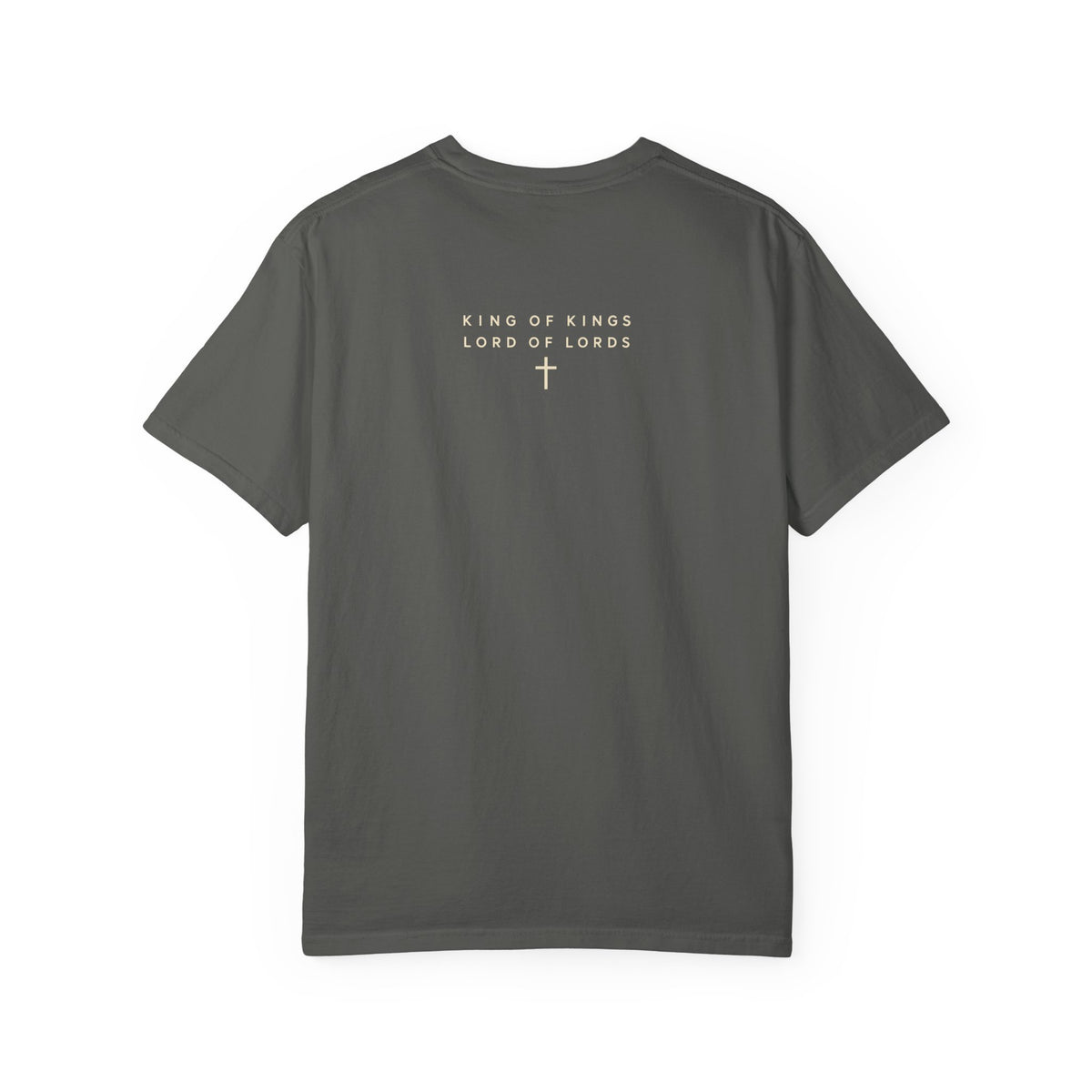 Jesus King of Kings Cross Graphic T-Shirt | Faith Action Apparel