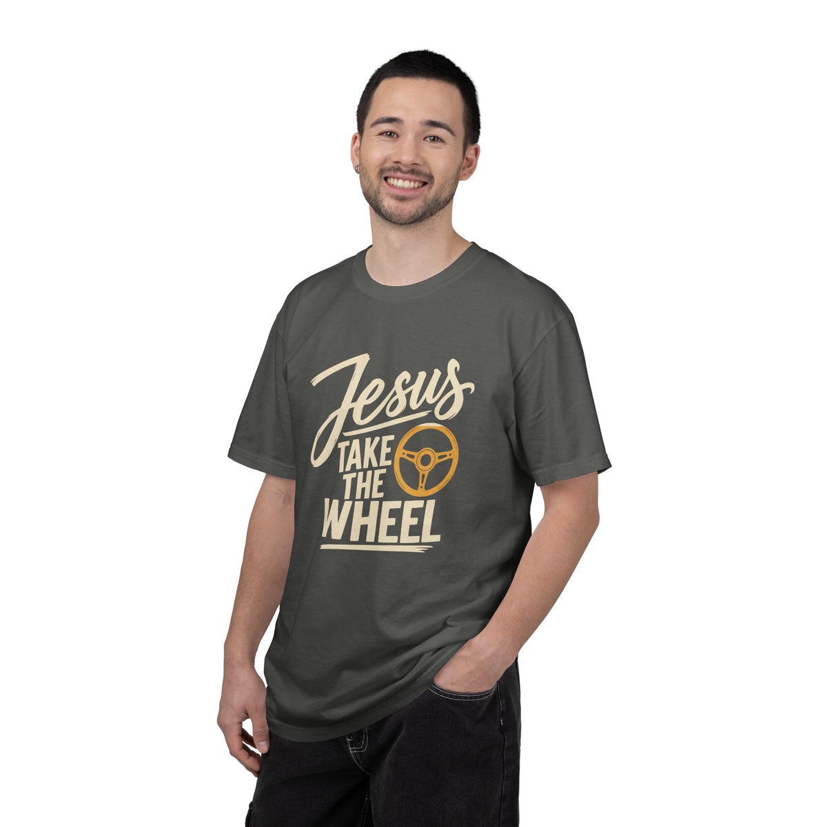 Jesus Take the Wheel — Christian Graphic T-Shirt