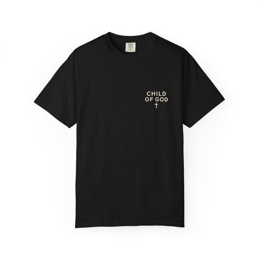 Child of God Mountain Graphic T-Shirt | Faith Action Apparel