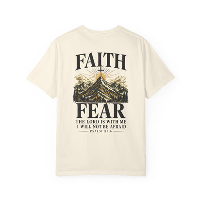 Faith Over Fear — Psalm 118:6 | Christian T-Shirt
