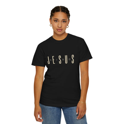 Jesus Is King Minimalist T-Shirt | Faith Action Apparel