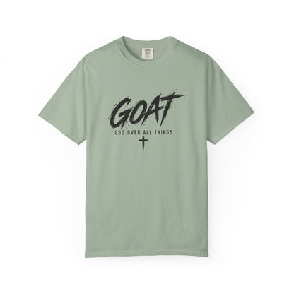 GOAT — God Over All Things | Christian Graphic T-Shirt