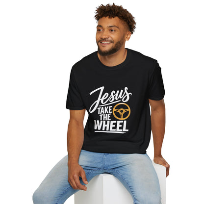 Jesus Take the Wheel Essentials T-Shirt