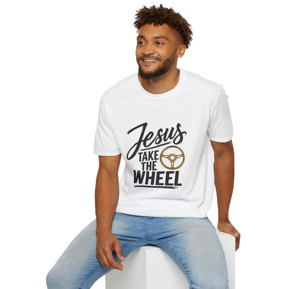 Jesus Take the Wheel Essentials T-Shirt