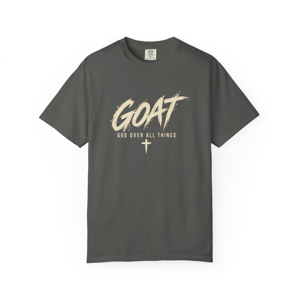 GOAT — God Over All Things | Christian Graphic T-Shirt