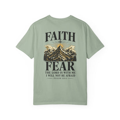 Faith Over Fear — Psalm 118:6 | Christian T-Shirt