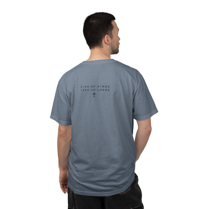 Jesus King of Kings Cross Graphic T-Shirt | Faith Action Apparel